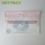 Custom resealable plastic fishing lure packaging bags 3 side seal bag with zipper