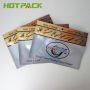 Custom printed mylar smell proof fish baits 3 side seal plastic packaging bag