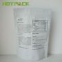 Food grade matte chia seed packaging bag stand up ziplock mylar pouch with custom own logo