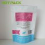 Digital printed matte mylar bag for tea stand up zipper plastic bag with own logo