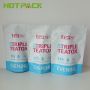 Digital printed matte mylar bag for tea stand up zipper plastic bag with own logo