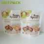 Custom poly bag plastic soup packaging bags stand up food package