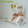 OEM heat seal reusable ziplock soup pouches plastic stand up food package