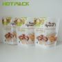 Custom poly bag plastic soup packaging bags stand up food package