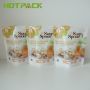 OEM food grade glossy finished mylar bag custom plastic stand up soup pouch