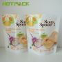 Glossy finish food grade mylar bag digital printing fresh soup stand up packaging bag