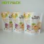 Glossy finish food grade mylar bag digital printing fresh soup stand up packaging bag