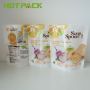 Glossy finish food grade mylar bag digital printing fresh soup stand up packaging bag