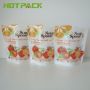 Plastic full color food grade reusable zip lock mylar bag self-standing soup package