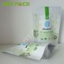 Food grade smell proof foil tea plastic bag stand up zipper bag for matcha packaging