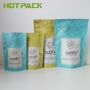 Custom printed resealable zipper plastic mylar bag stand up food packaging bag for nut