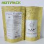 Food grade custom matte finished plastic stand up snack food pouch for packaging nuts