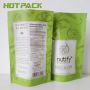 Food grade custom printed nuts packaging bag reusable stand up food ziplock pouch