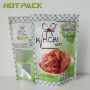 Customize printing foil mylar frosted surface stand up zipper packaging kimchi bag