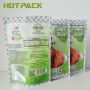 Self standing custom printing aluminum mylar zip lock bags packaging kimchi window bag