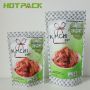 Fast shipping customize print frosted zip lock kimchi packaging bag stand up zipper food doypack