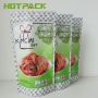 Oem matte plastic food bag stand up packaging kimchi pouch mylar pouch