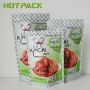 Self standing custom printing aluminum mylar zip lock bags packaging kimchi window bag