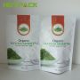 Custom size logo matte plastic bag aluminum foil material mylar tea matcha powder stand up pouch