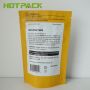 Edible custom aluminium foil mylar bag stand up zipper cocoa powder pouch
