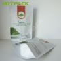 Custom size logo matte plastic bag aluminum foil material mylar tea matcha powder stand up pouch