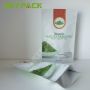 Custom size logo matte plastic bag aluminum foil material mylar tea matcha powder stand up pouch