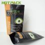 New style customized moisture proof al stand up packaging matcha powder plastic bag