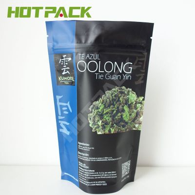 Custom printing midium size aluminum foil mylar matcha packing bags