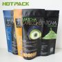 Digital printing packaging matcha powder matte bag mylar stand up plastic bag with ziplock