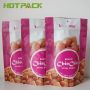 Custom plastic foil laminated zip lock snack dessert nut stand up bag