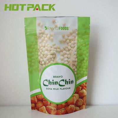 Custom Printing Plastic Zipper Dry Food Stand Up Pouches Mylar Packaging bag