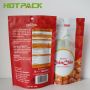 Custom edibles food grade biscuit food mylar foil packaging bags withzipper