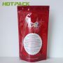 Printing metallic foil healthy snack candy stand up pouch with zipper window 