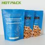 Food Grade plastic resealable laminated zipper matte plastic snack food packaging bags 