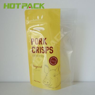 Plastic Zipper Bag Snack Food Packaging Gravure Printing Stand Up Pouch Zipper Bag