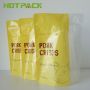 Customized shaped aluminum foil plastic snacks food packing stand up pouch 