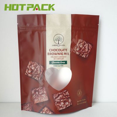 Food grade Custom Printed Mylar Zip Lock Cookies Beef Jerk Packaging Bags