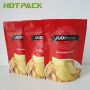 Custom printed plastic snack dried fruit candy cookie potato chip packaging bag with zip lock