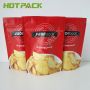 Custom printed plastic snack dried fruit candy cookie potato chip packaging bag with zip lock