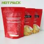 Custom printed plastic snack dried fruit candy cookie potato chip packaging bag with zip lock