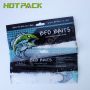 Custom mylar smell proof plastic fishing  lure packaging zipper  3 side seal bags