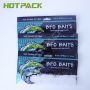 Custom mylar smell proof plastic fishing  lure packaging zipper  3 side seal bags