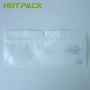 White package for zip lock packaging mylar fishing lure 3 side seal bag