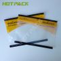 Transparent mylar storage food package  zipper soft fish lure packaging bags