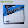Custom zipper plastic  transparent fishing feed 3 side deal packaging bags