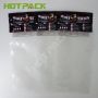 custom printed resealable transparent fish bait  packaging mylar 3 side seal bags with zipper