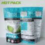 Custom print mylar aluminum foil coconut water powder packaging zipper plastic stand up pouch