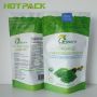 Custom printed aluminum foil mylar packaging food bags for wheatgrass powder