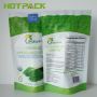 Custom printed aluminum foil mylar packaging food bags for wheatgrass powder