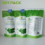 Custom printed aluminum foil mylar packaging food bags for wheatgrass powder